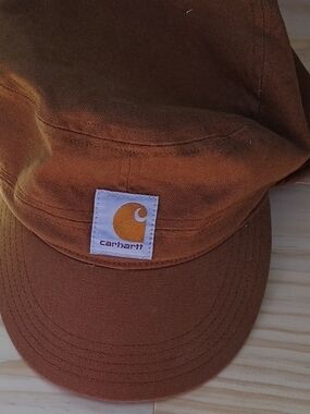 Carhartt Brown Canvas 5-Panel Cap